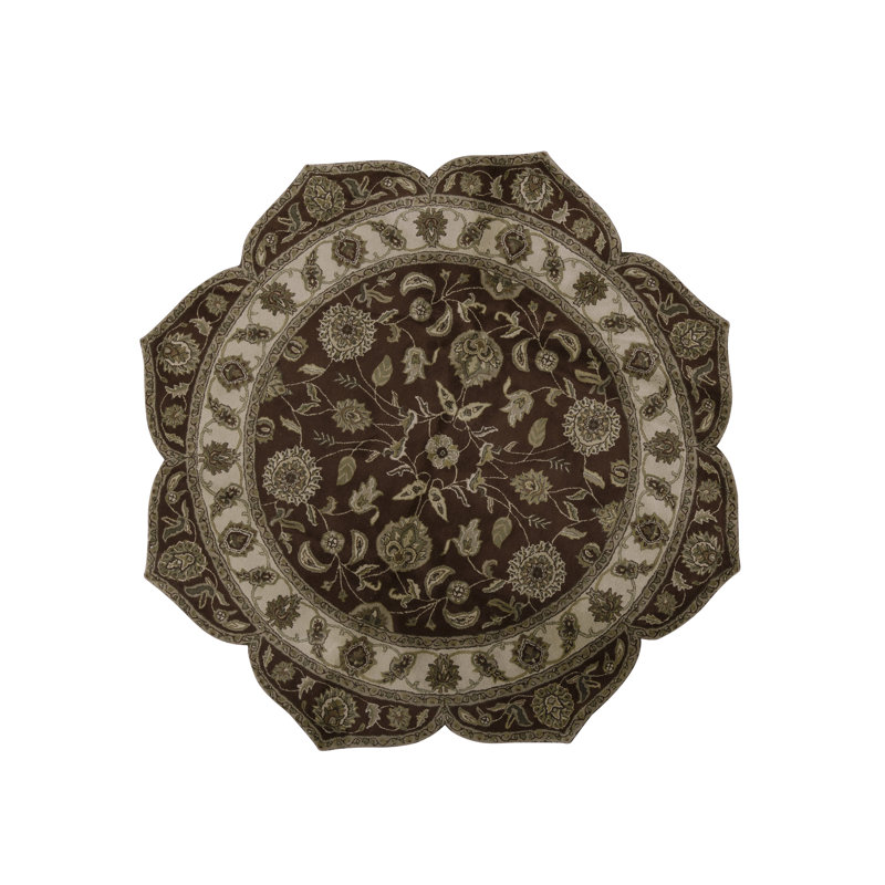 Hand-Knotted High-Quality Red Area Rug