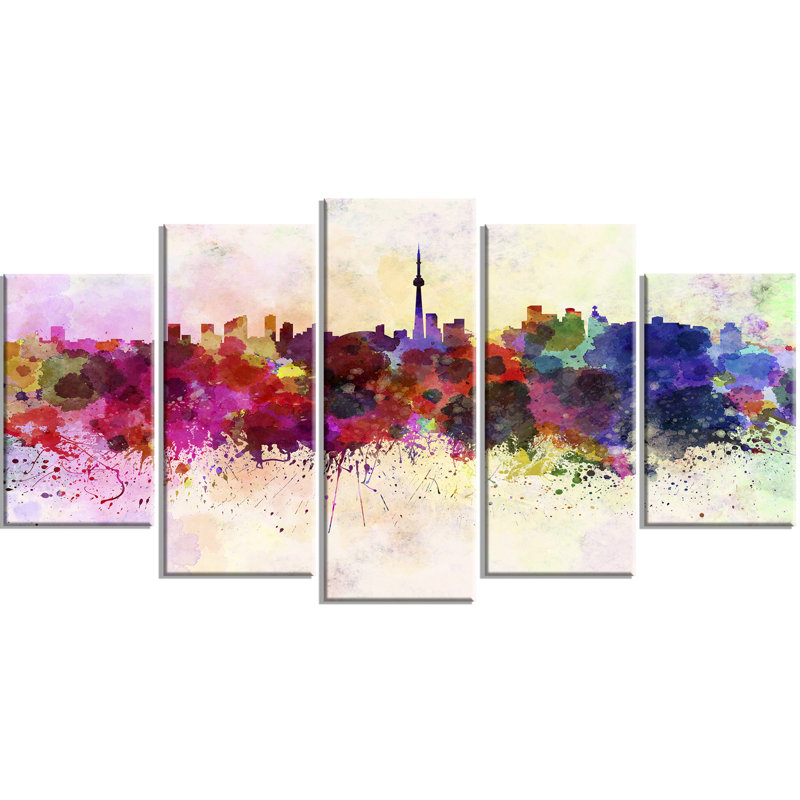 " Toronto Skyline " 5 - Pieces