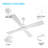 Cayemite 54" W 4-Blade Solid Wood Ceiling Fan-896851150-918004367