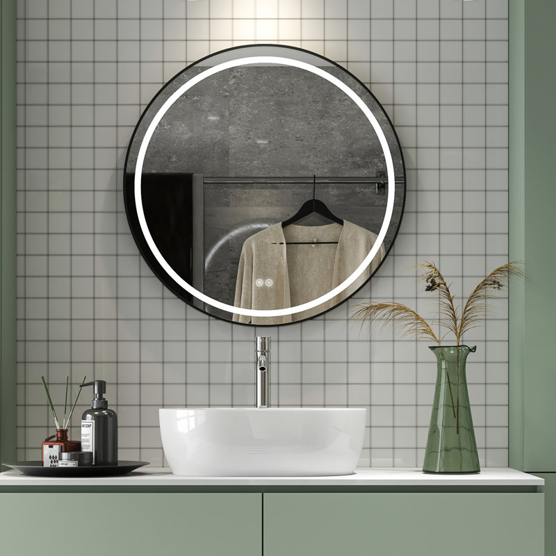 Miroir d'appoint Brandton, 24 po x 24 po
