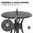 Outdoor 3-piece Cast Aluminum Bistro Set
