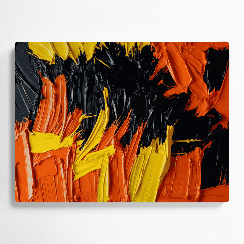 «Neo Expressionism 29», art mural en métal noir
