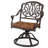 Lular 6 - Person Metal Patio Dining Set with Oval Table-16543723