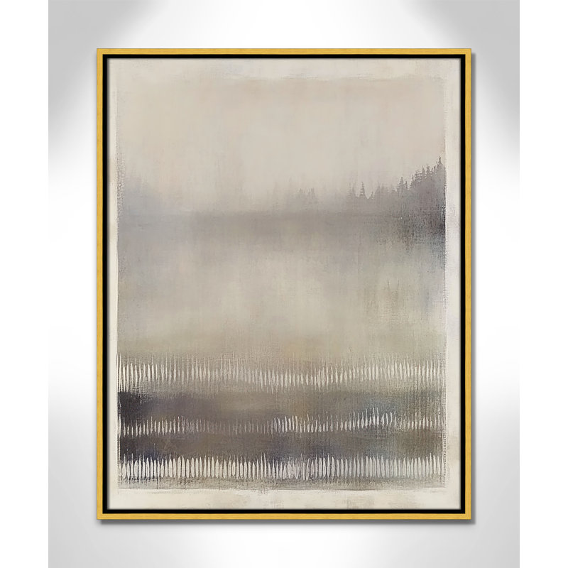 Équilibre équilibré III par Irena Orlov, H 29,5 po x l 23,5 po, Flotteur doré