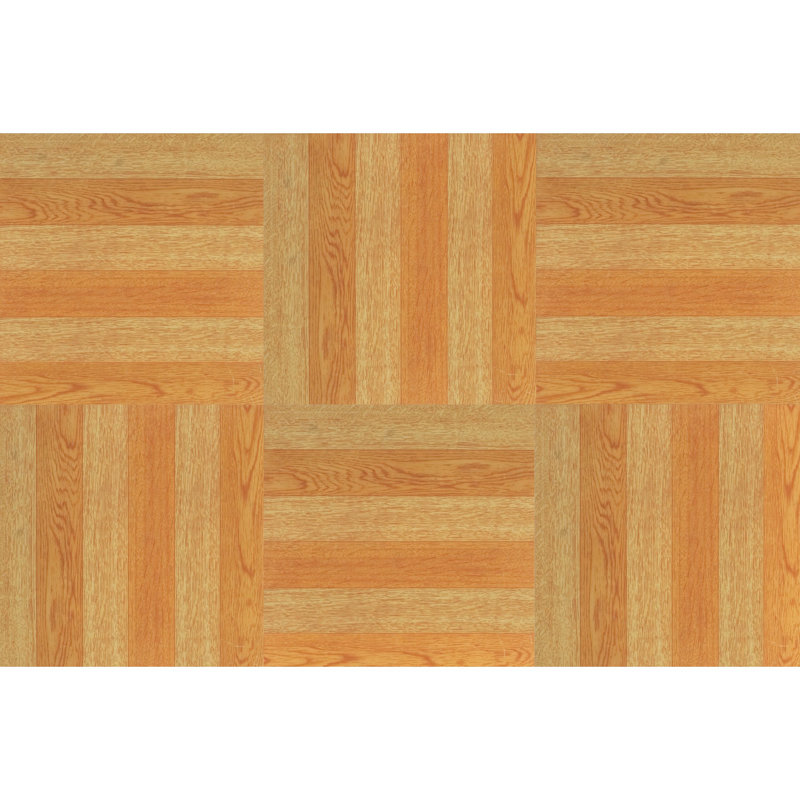 Light Wood Slats Self Adhesive 12" x 12" x 1.2mm Vinyl Tile