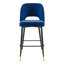 Tabouret de comptoir en velours gris anthracite Rouse Performance-1686944932-1686687536-1686944934