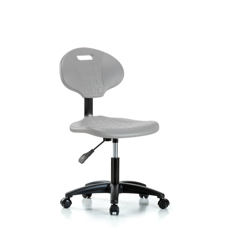 Chaise de travail Isadora, Gris, Black, Roulettes