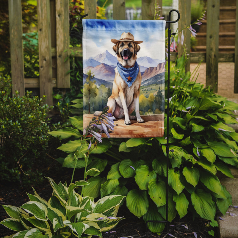 Drapeau Cowboy Welcome Garden, Berger d'Anatolie