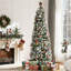 Arbre de Noël artificiel givré pré-éclairé-1502671231