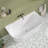 59" X 30" Freestanding Corner Soaking Acrylic Bathtub