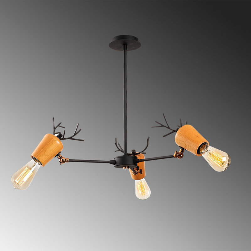 Luminaire suspendu unique à 3 lumières Mccracken
