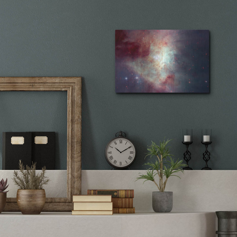  «Orion Nebula M42» par le télescope Hubble de la NASA, art mural en métal, H 12 po x l 16 po