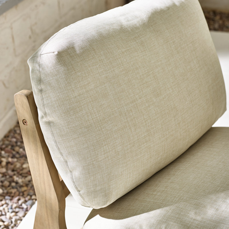 Pottsville Indoor/Outdoor Garden Lounge Set x2 Chairs & Side Table - Modern for Stylish Garden Patio