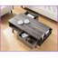 Table basse de salon antique en bois - Tiroirs double face, rangement latéral, conception peu encombrante
