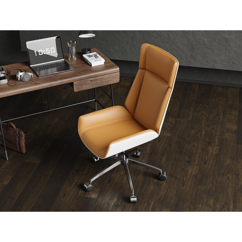 Fauteuil de conférence Egger, Bronze / Brun