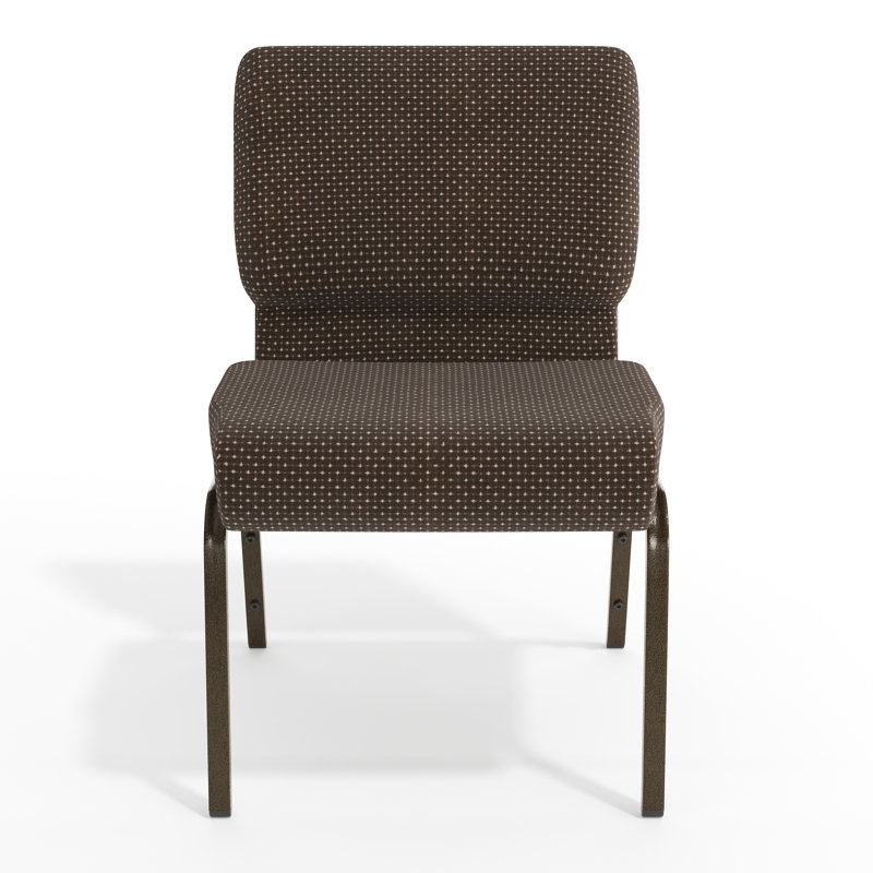 Chaise de jardin empilable 21 po Maevis, Marron foncé