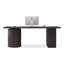 Bureau rectangulaire en bois manufacturé Smoky Wood-109743270-109743274