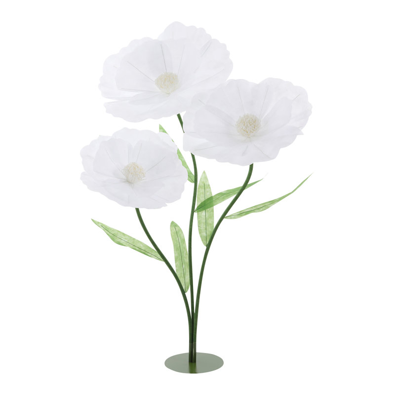 Fleurs artificielles avec base
