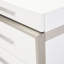 Table de chevet Marquee 26 po de large à 3 tiroirs - Blanc nuage