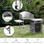Table de barbecue portative Gymax-67051283