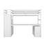 Lit mezzanine simple avec bureau intégré-556139016