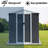 6Ftx4ft Grey Outdoor Storage Shed With Apex Roof & Base - Made Of Strong And Metal In Store Your Items Safely Conveniently-122098246-122098239