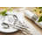 40 Piece Flatware Set For 8, 18/10 Stainless Steel Silverware Set
