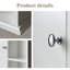 Armoire de rangement murale suspendue au-dessus de la toilette l 24 po x P 7 po x H 28 po-749071142