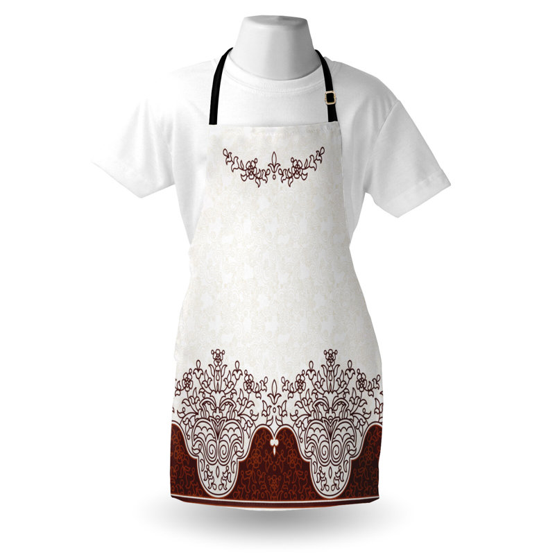 No Pattern Bib Apron