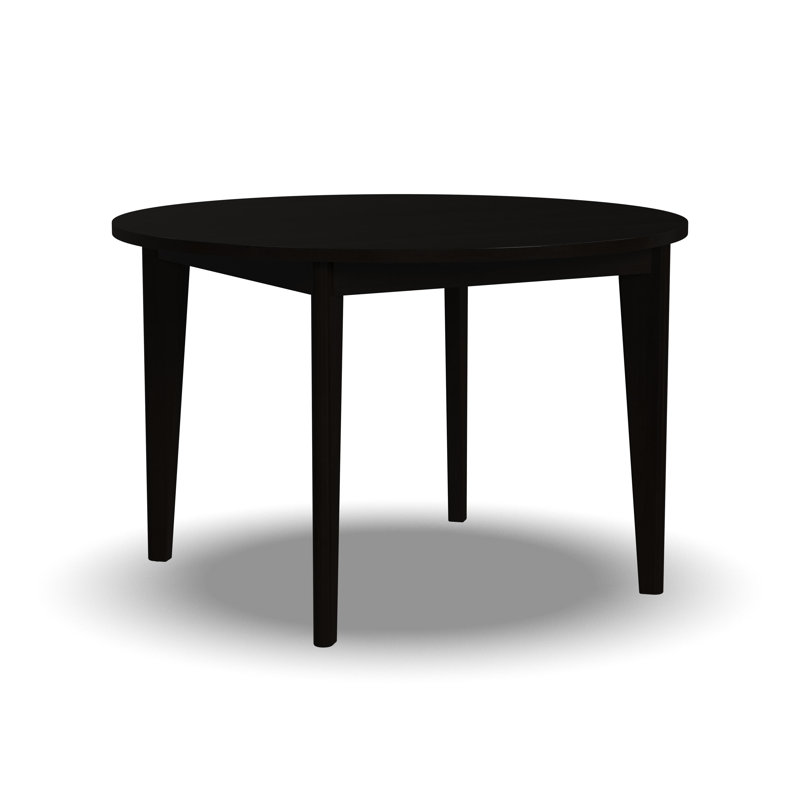Landeros 47" Round Dining Table, Black