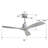 Sofucor Kemp 52" 3-Solid Wood Blade Classic Ceiling Fan with Remote Control and no Lights-91715617