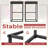 30" Set of 2 Bar Stools, Upholstered Counter Stool - Metal Frame, Waterproof Faux Leather, with Anti-Slip Feet for Bar and Kitchen-1851833013