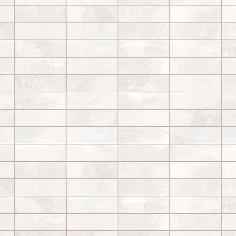 Carrelage mural en céramique 8 "x 16" Kings Luxe Tradition, Blanc