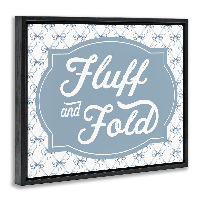 Cadre flottant Fluff & Fold, Cadre flottant noir de jais, H 17 po x l 21 po
