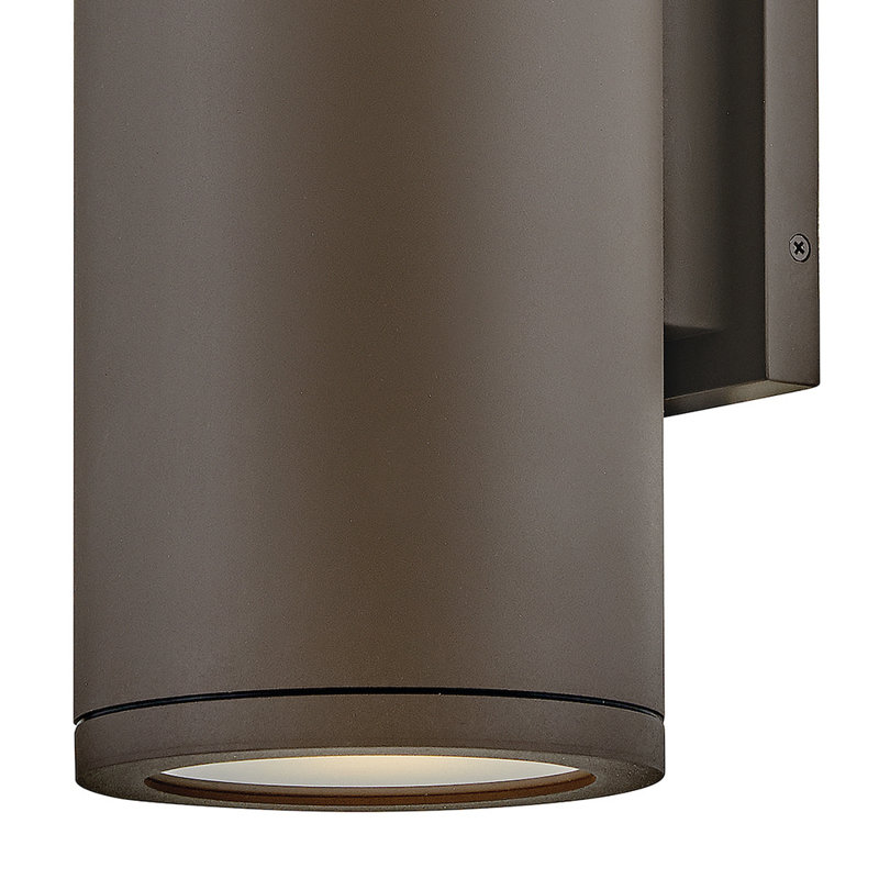 Silo Steel Wall Light, Architectural Bronze