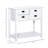 Coffee Bar Sideboard Buffet Cabinet, Kitchen Storage With 4 Drawers And Slatted Shelf, White | Gift Idea
