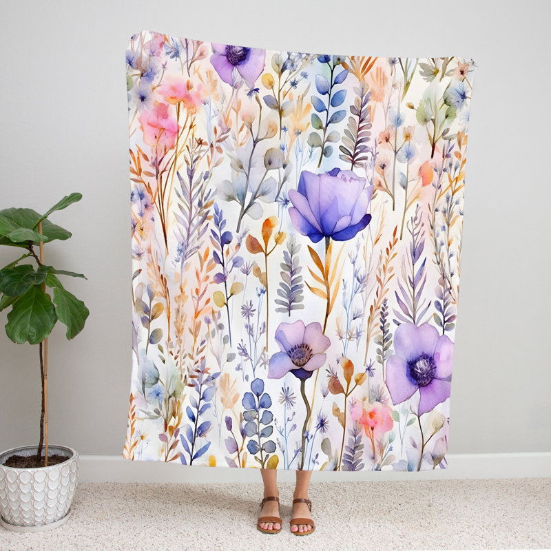 Throw Blanket, 50" W x 60" L