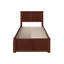 Lit plateforme en bois massif avec pied de lit et tiroirs de rangement Fogarty-1036628585-1036629496