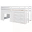 Lit mezzanine simple avec armoire et tablette-129228689