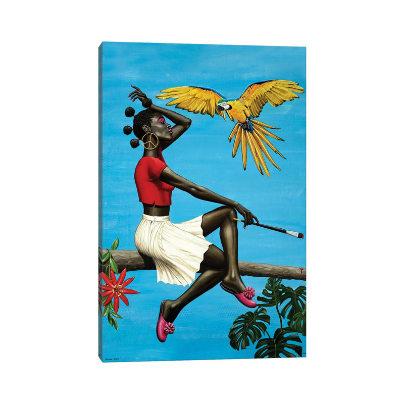 Natural Mystic 1 Piece Painting on Canvas, 101.6cm H x 66.04cm W x 1.91cm D, Wrapped Canvas