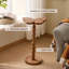 Solid Wood Pedestal End Table-63226989