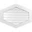 Vertical Peaked Surface Mount Signature Urethane Functional Gable Vent 5/12 Pitch, Primed Tan-101892587