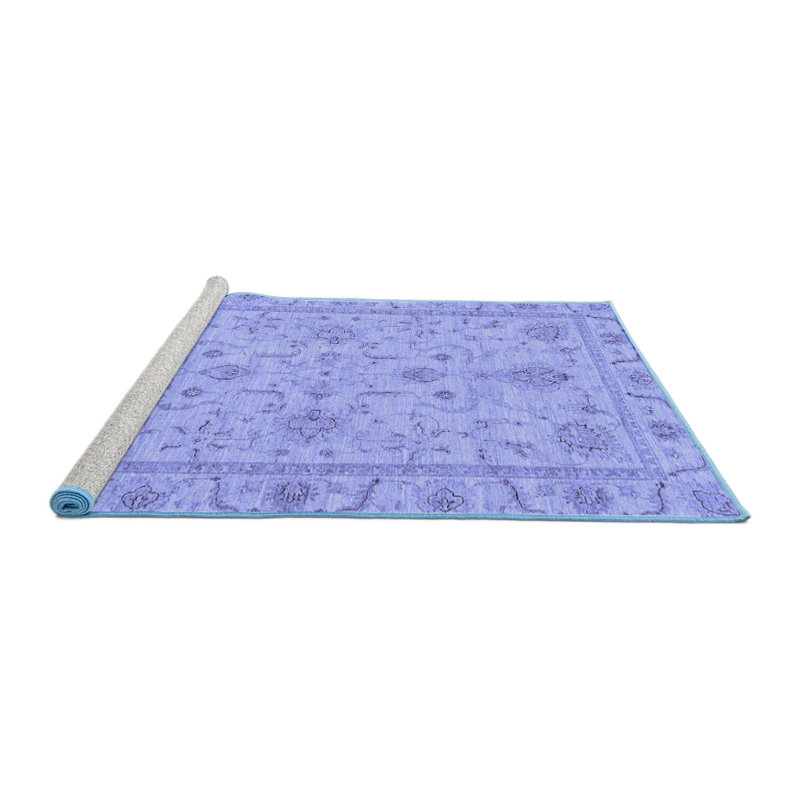 Tapis bleu / gris 7 pi x 9 pi Kristapher