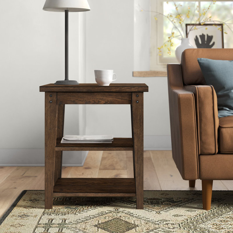 Laron End Table, Brown