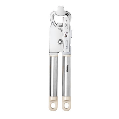 Tovolo Elements 2-in-1 Manual Can Opener with Smooth-Edge Blade and Bottle Opener, Oatmeal