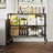 Nyakume 35.65'' W Metal Shelving Unit with Wheels
