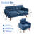 65" W Loveseat Sofa With 2 Armchair Accent Chair Tufted Upholstered Living Room Set-1492752755