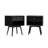 Akshan Mid-Century Modern 1-Drawer Solid Wood Nightstands-215746906