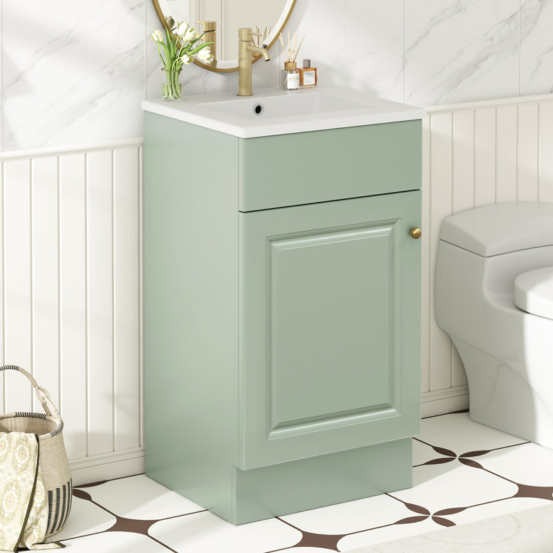 Hawi 18" Bathroom Vanity, Light Green