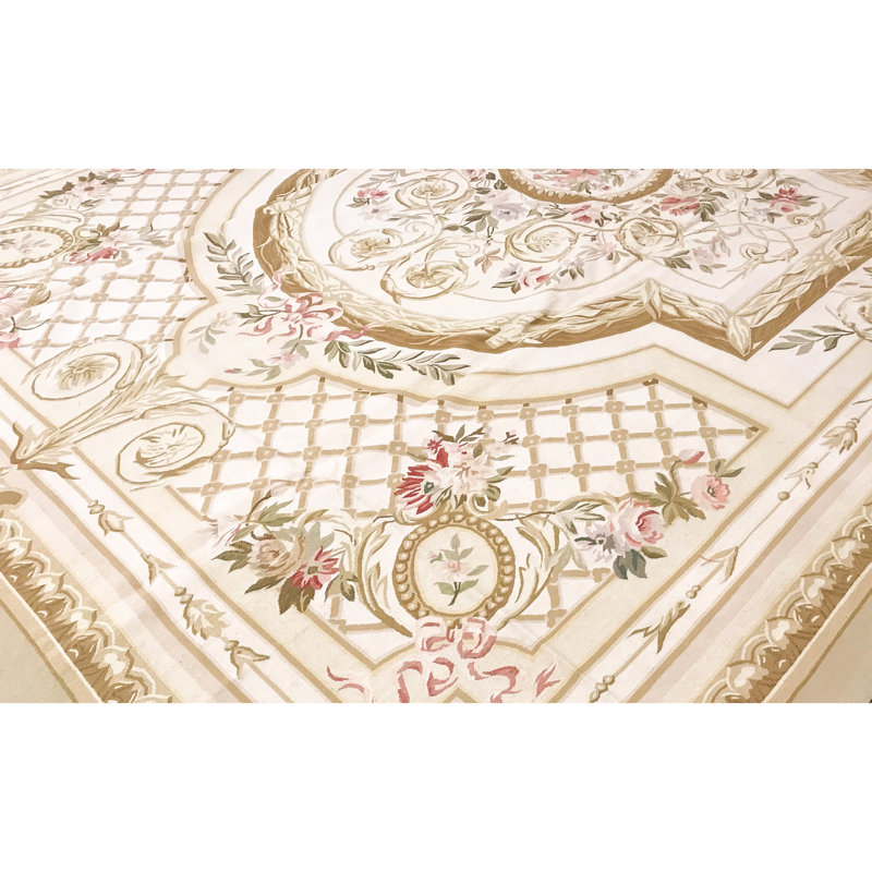 Aubusson Renaissance One-of-a-Kind 9'11" X 14'1" Hand Knotted Area Rug